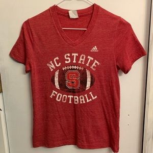 girls NC State adidas tee